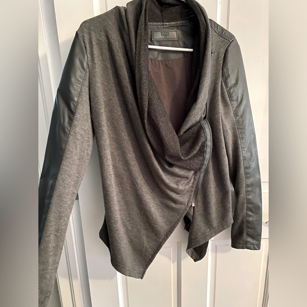 Pleather Crosszip jacket